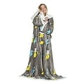 thumbnail image 3 of Catalonia Wearable Fleece Blanket with Sleeves and Pocket for Women Men, Super Soft Microplush Adult Wrap Full Body Blanket Robe for Lounge Couch 70" x 52", 3 of 6