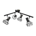 thumbnail image 3 of Kit de iluminación de riel LED de 4 luces con cabezal giratorio flexible, foco de techo para cocinas, dormitorios y restaurantes., 3 of 14