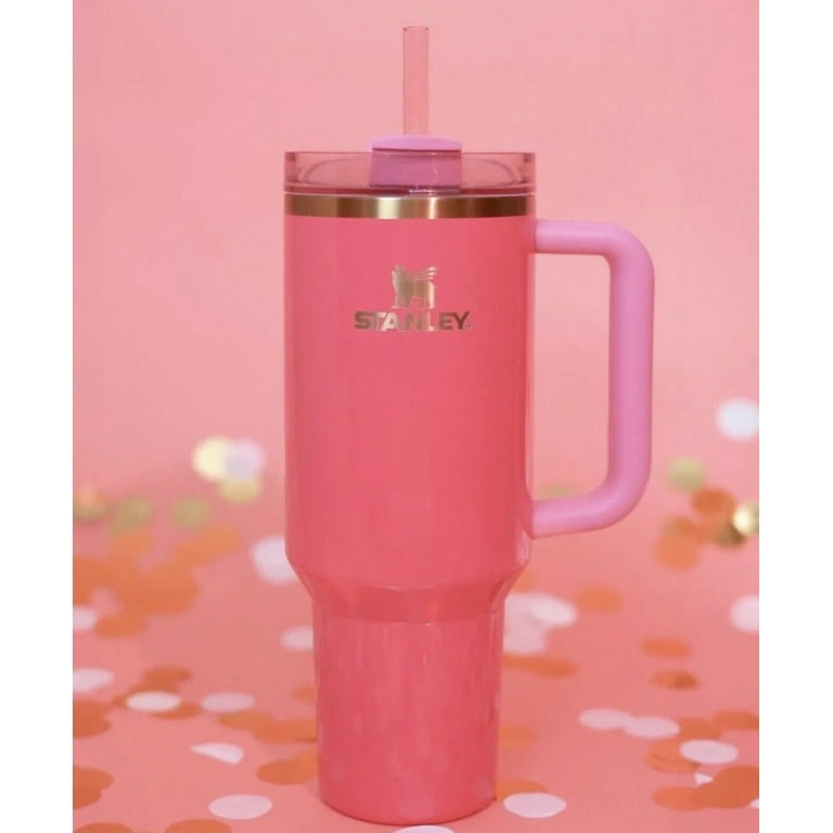 STANLEY Stanley Quencher H2.0 FlowState 40 oz Tumbler - Pink  Parade: Tumblers & Water Glasses