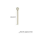 thumbnail image 2 of 200Pcs Eye Pins Jewelry Findings Eye Pins 22mm Iron Eye Pins for Jewelry Making 21 Gauge Bronze, 2 of 6