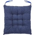 thumbnail image 1 of Nvzi 1pc Soft Chair Seat Pad Dining Chair Cushion 15.8 x 15.8 Zipper Design Hang Rope Design Indoor Outdoor Seat Cushion (Blue), 1 of 4