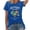 Blue, variant on Womens Oversized Short Sleeve Tshirts Casual Autism Awareness Love Educate Support Advocate Letter Printed Graphic Tees Summer Crew Neck Loose Fit Tops Dark Gray M