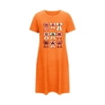 thumbnail image 5 of Tnhcen Pyjama Polyvalent Grande Taille Soie de Lait Robe Courte Double Face Col Rond Été Imprimé Mignon Polyester Spandex P-2TG pour Dormir/se Détendre, 5 of 5