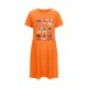 thumbnail image 5 of Camisón corto de talla grande para mujer, camisón de manga corta con estampado de pecho a la moda, camisón para mujer, 5 of 5