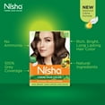 thumbnail image 5 of (4 pack) Nisha Creme Hair Color | Permanent Long Lasting Brown Hair Dye Colour Kit | Dark Brown | Mini Box 40gm / 1.35 Oz, 5 of 10
