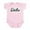 Petal Pink, variant on CafePress - Black Jersey: Cash Infant Bodysuit - Baby Light Bodysuit, Size Newborn - 24 Months