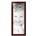 thumbnail image 2 of ArtToFrames 12" x 32" Honors Mahogany with Black Picture Frame, 12x32 inch Brown Wood Poster Frame (WOM-5154), 2 Pack, 2 of 6