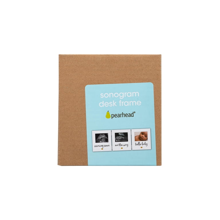 Pearhead Triple Sonogram Keepsake Baby Picture Frame photo 4