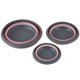 thumbnail image 3 of 6 Unids Conjuntos de Tazón Lonchera Plegable de Silicona Tazón Plegable Tazón Plegable de Silicona con Tapa Rosa, 3 of 5