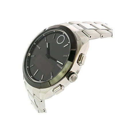 Movado Bold Motion Connect Ii Smart Watch Black Silver Black