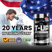 Nutrex Research T-Up Max Testosterone Support for Men 60 Capsules