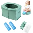 thumbnail image 1 of Orinal de viaje para niños, orinal portátil para viajes de niños, reutilizable portátil plegable par, 1 of 7
