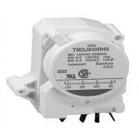 WR09X10003 DEFROST TIMER FOR GE REFRIGERATOR 10 HOUR 25MIN CYCLE 4 TERMINALS 220 VOLTS