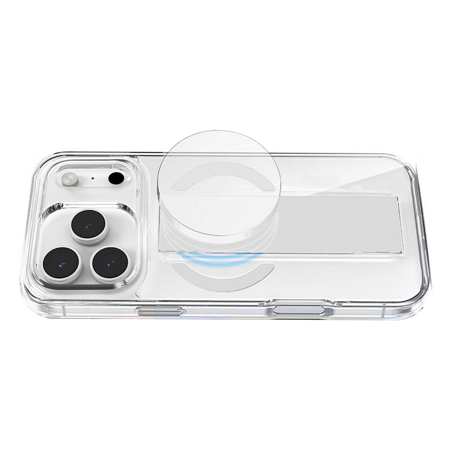 Hard Shell MagGrip Case for iPhone 17 Pro Max - Transparent