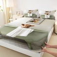 thumbnail image 3 of Homewish Boys Girls Farmhouse Highland Cow Full Size Sheets 4-Piece,Green Brown Breathable Bed Sheets,Animal Take A Bath Lightweight Sheet Sets,Microfiber Bedroom Decor, 3 of 7