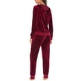 thumbnail image 7 of Velour Tracksuit Womens 2 Pieces Joggers Outfits Jogging Sweatsuits Set Soft Sports Sweat Suits Pants with Pockets Womens Clothes, 7 of 7