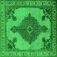 thumbnail image 1 of Ahgly Company Indoor Square Oriental Green Industrial Area Rugs, 8' Square, 1 of 4