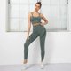 thumbnail image 1 of Leggings de cintura alta y conjunto superior de dos piezas, conjuntos de ropa de Yoga, ropa atlética, chándal de gimnasio sin costuras para mujer, trajes de entrenamiento de Fitness, 1 of 5
