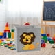 thumbnail image 3 of Canasta de Almacenamiento de Fieltro de Animal Apilable Plegable Rectangular para Habitación de Niños Ropa Libros Armario Organizador Cajas de Almacen León Soledad Contenedor de cesta de almacenamiento, 3 of 9