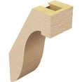 thumbnail image 5 of Ekena Millwork 3"W x 6"D x 10"H Del Monte Rough Cedar Woodgrain TimberThane Knee Brace, Primed, 5 of 6
