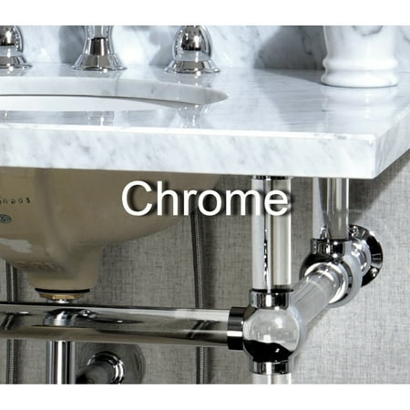 Kingston Br Vintage Carrara Marble 30 Inch Console Sink And Kingston Br Vintage Carrara Marble 30 Inch Console Sink And Acrylic Stand