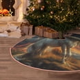 thumbnail image 5 of Bingfone Christmas Tree Skirt Mat Christmas Decoration Interior 36" -Starry Sky White Horse, 5 of 6
