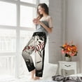 thumbnail image 5 of Susaid Baseball Breaking Glass Print Women Relaxing Pajama Pants Comfy Pj Bottoms Soft Printed Lounge Pant with Pockets, Home Pants-Medium, 5 of 6