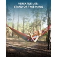 thumbnail image 6 of KEESTP Comfortable 2 Person Hammock with Stand,Portable Detachable Brazilian Hammock,450lb Capacity - Tropical, 6 of 8