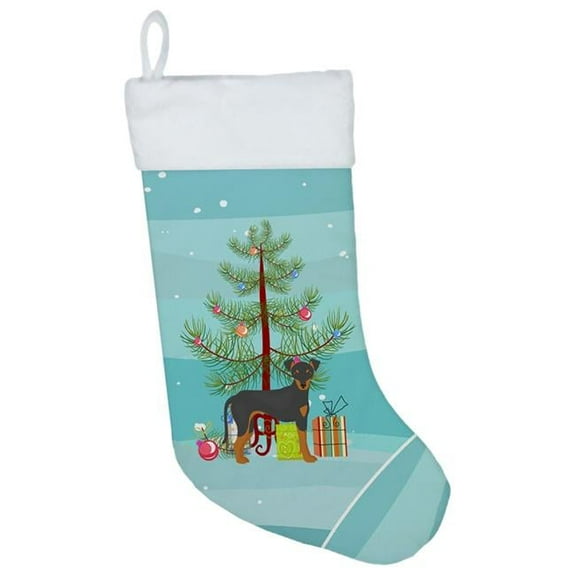 Carolines Treasures CK3472CS Manchester Terrier Christmas Tree Christmas Stocking