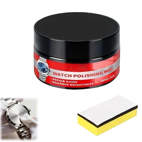 Watch Crystal Polishs, Scratch Repair Watch Polishing Cleaning Kit | Quick Watches Glass Scratch Remover, Portable Metal Frame Scratch Repair Cream For Metal Jewelry Ring Glass Brass