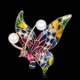 thumbnail image 5 of Broches de mariposa para mujer, broche de insecto esmaltado, broche de solapa, imperdible, 5 of 5