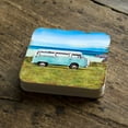 thumbnail image 3 of Nature Wonders 95269C-S4 4 x 4 in. Van Coastal Wooden Cork Coasters Gift - Set of 4, 3 of 4