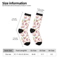 thumbnail image 2 of Yiaed colored butterflies Print Great elasticity Crew Socks Sports socks for Men and Women, 2 of 6