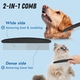thumbnail image 6 of Deshedding Dog Brush,Dematting Comb For Dogs,Pet Pro Grooming Tool Undercoat Rake For Dogs,Dog Brush For Long Haired Dogs,Shedding Brush Dog Hair Undercoat Rake for Dogs & Cats, 6 of 9