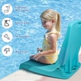 thumbnail image 3 of Foldable Adult Pool Seat Portable Poolside Chair Stadium Seats with Back Support for Poolside Tailgating Beach Camping Picnic Chair Indoor Outdoor, Blue, 3 of 8