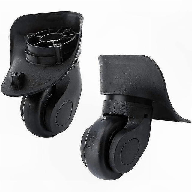 Durable Silent Rubber Wheels Pair for Premium Luggage Repair and Replacement