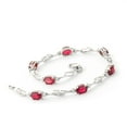 thumbnail image 2 of Galaxy Gold 14k Solid Gold Tennis Bracelet 4.21 ct Ruby Diamond - size 8.0, 2 of 7