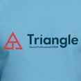 thumbnail image 3 of CafePress - Triangle Tagline Horizontal T Shirt - Fitted T-Shirt, Vintage Fit Soft Cotton Tee, 3 of 4