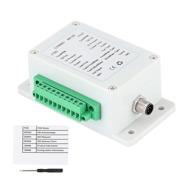 Marines Converter Box, Antiwear 9-32V DC Boat NMEA2000 Converter Practical For Yachts