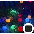 thumbnail image 6 of LINLIN Solar Outdoor Bulb String Lights, 5m 20LED Festoon Bulb String Light Globe Light Bulb Fairy Lights Waterproof for Garden Indoor, 6 of 8