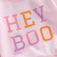 thumbnail image 5 of Okbabeha Halloween Sweatshirts for Girls Toddler Long Sleeve Crewneck Letter Pumpkin Print Pullover Tops, 5 of 7