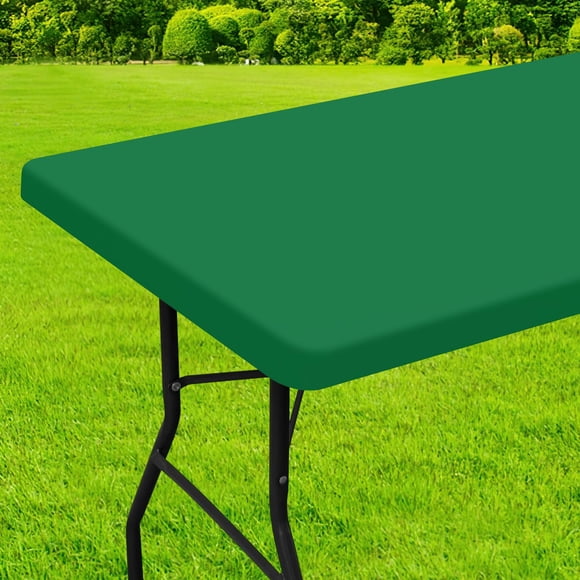 Mantel de poliéster impermeable Homing para mesa plegable de 6 pies