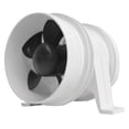 thumbnail image 3 of Attwood Turbo 4000 Series II Water-Resistant, In-Line Blower - 12V - White | Bundle of 5, 3 of 3