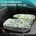 thumbnail image 4 of Premium Floral Pattern Memory Foam Seat Cushion Ergonomic Chair Pad for Office Chair, Car, Airplane & Bleachers Sciatica, Tailbone Hip & Back Pain Relief - Chair Cushion for Long Office Workers., 4 of 5