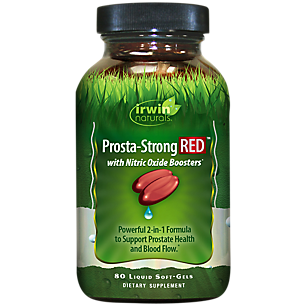 ProstaStrong RED with Nitric Oxide Boosters for Prostate Health (80 Liquid Softgels)
