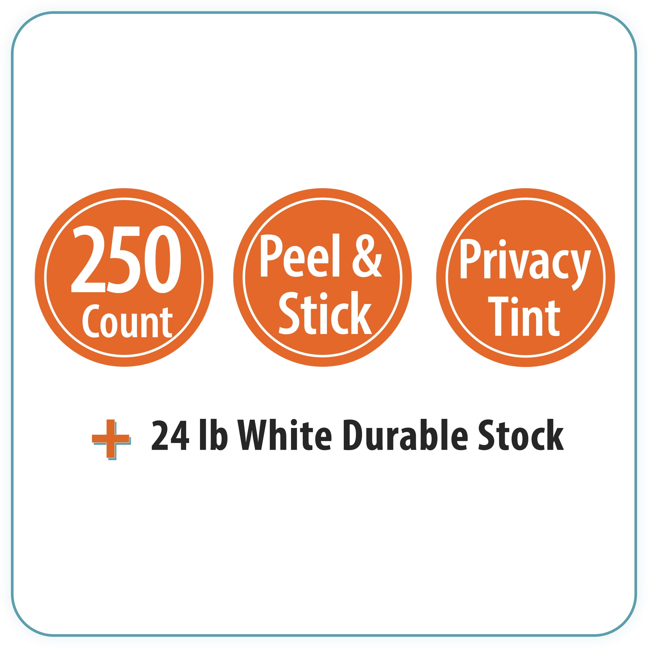 Pen + Gear Size #10 Envelopes, Peel & Stick Closure, White, Privacy Tinted (Blue), 250 per Box