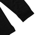 thumbnail image 7 of Endives Women's Long Sleeve Shirt Spring Basic Tee Round Neck Split Casual Loose Top T Shirt Outerwear T-Shirt with Pocket Spring Black, 7 of 7