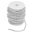 thumbnail image 1 of Leylor Perlas de Alambre de perlas-25 m/Rollo Galvanoplastia Perlas de Alambre de Perlas Garland String DIY Decoración de Boda 6 mm(Plata), 1 of 5