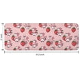 thumbnail image 7 of Pink Cow Strawberry Scarf Pattern Kitchen Rug Mat,Kitchen Runner Rugs Non Skid Washable,Decorative Kitchen Floor Mats for Kitchen,Sink,Laundry,17"x47.2", 7 of 7