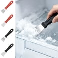thumbnail image 5 of Metal Spatula Cleaning Scrapers for Ovens Stoves Induction Freezer Stainless Scraper Corner Seam Tools with Plastic Handle Kitchen,Black,5.12*1.26 inch, 5 of 9